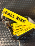 Fall Risk charm for badge reels
