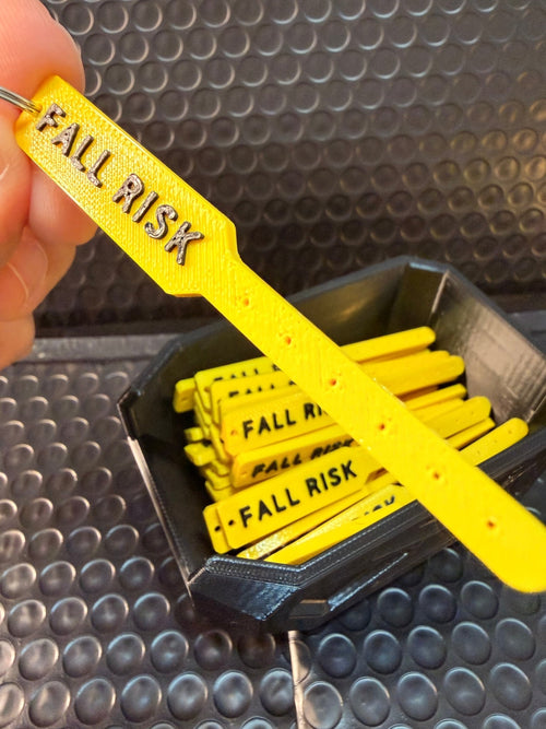 Fall Risk Charm for Badge Reels and Keychains - ShiftRelease